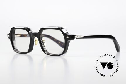 Jacques Marie Mage Holden Massive Azetatbrille Eckig, Color Code: Noir, Limited Edition in Größe 50/21, Passend für Herren und Damen