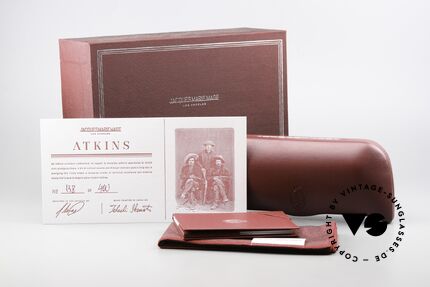 Jacques Marie Mage Atkins Eckige Outlaw Sonnenbrille, Größe: large, Passend für Herren