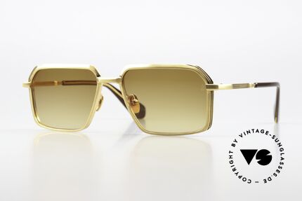Jacques Marie Mage Vasco Eckige Luxusbrille Herren, Jacques Marie Mage Sonnenbrille, Mod. Vasco, gold, Passend für Herren
