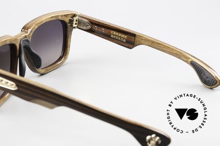 Chrome Hearts Lilith Edelholz Brille 18KT Gold, Größe: medium, Passend für Herren und Damen