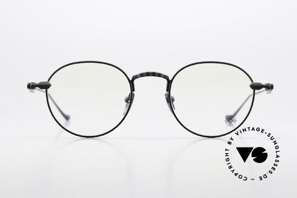 Chrome Hearts Vagidictorian III Pantobrille In Mattschwarz, unisex Modell in mattschwarz, Größe 48-21, Passend für Herren und Damen