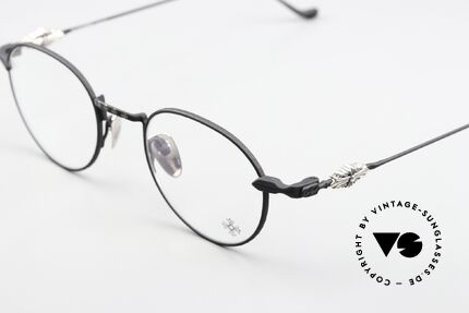 Chrome Hearts Vagidictorian III Pantobrille In Mattschwarz, herausragende Handwerkskunst; made in Japan, Passend für Herren und Damen