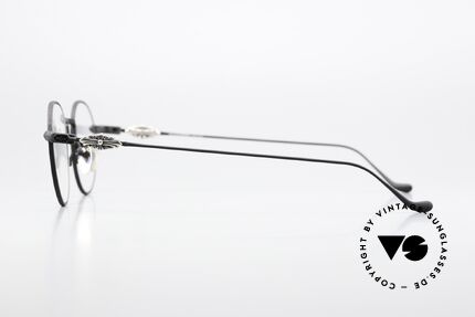 Chrome Hearts Vagidictorian III Pantobrille In Mattschwarz, mit den typischen CHROME HEARTS Insignien, Passend für Herren und Damen