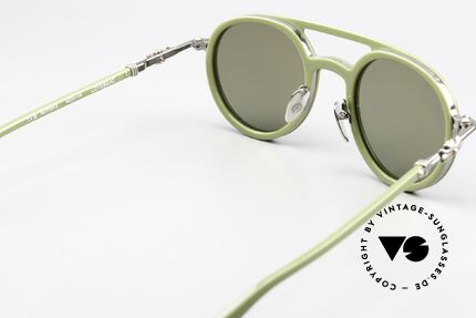 Chrome Hearts Loveboat Aviator Sonnenbrille Matcha, mit entspiegelten Sonnengläsern von ZEISS, Passend für Herren und Damen