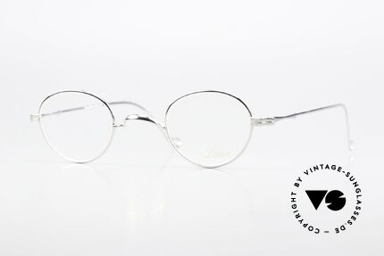 Lunor II 20 Brille Platin Plattiert Small, vintage Brille für Damen und Herren gleichermaßen, Passend für Herren und Damen