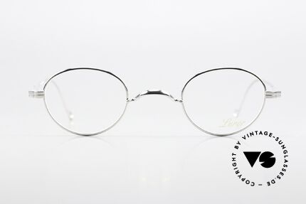 Lunor II 20 Brille Platin Plattiert Small, Mod. 20 der Lunor "II"-Serie (Vollrandmetallfassung), Passend für Herren und Damen