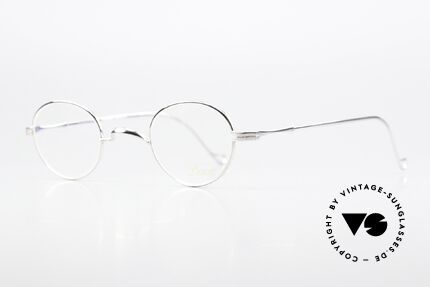 Lunor II 20 Brille Platin Plattiert Small, Brillendesign in Anlehnung an frühere Jahrhunderte, Passend für Herren und Damen