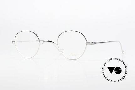 Lunor II 15 Alte Panto Brille Platinum Details