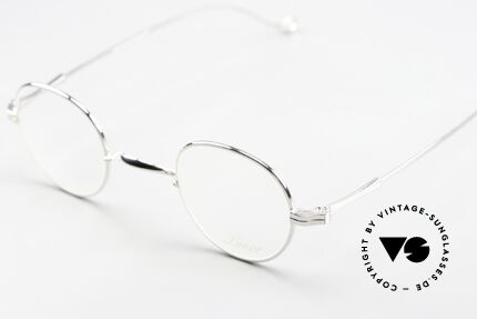 Lunor II 15 Alte Panto Brille Platinum, Brillen-Design in Anlehnung an frühere Jahrhunderte, Passend für Herren und Damen