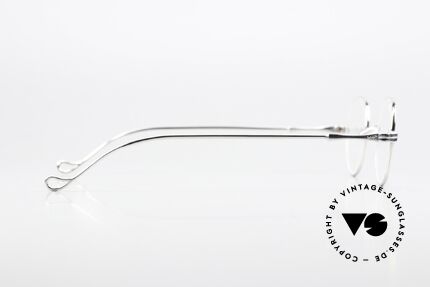 Lunor II 15 Alte Panto Brille Platinum, zeitlose Fassung; Unisex-Modell (Damen und Herren), Passend für Herren und Damen