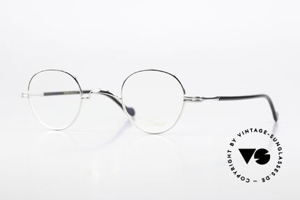Lunor II A 15 Platinbrille Mit Azetatbügeln Details