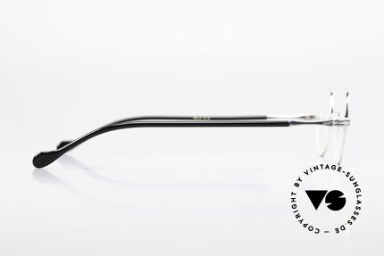 Lunor II A 15 Platinbrille Mit Azetatbügeln, zeitlose Fassung; Unisex-Modell (Damen und Herren), Passend für Herren und Damen