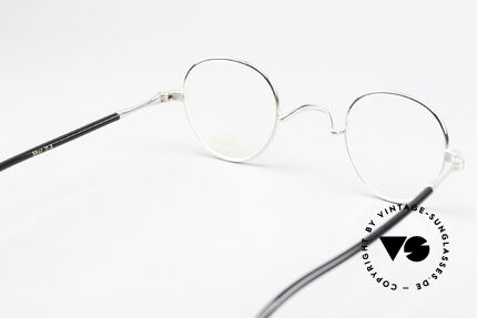 Lunor II A 15 Platinbrille Mit Azetatbügeln, Größe: small, Passend für Herren und Damen