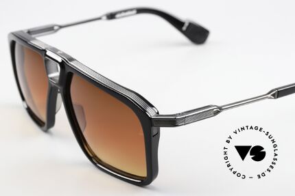 Jacques Marie Mage Savoy Inspiriert von Michael Caine, Tropic, CR39 Tropic, Black, Limited, in size 57/15, Passend für Herren