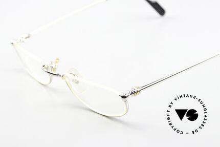 Cartier Demi Lune 2000 - S Lesebrille Damen Und Herren, ungetragene vintage Brille mit orig. Box und OVP, Passend für Herren und Damen