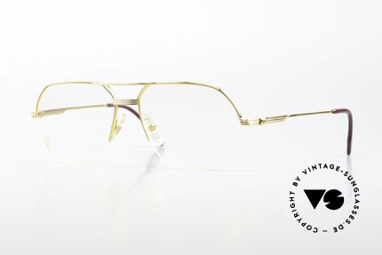Cartier Orsay Halbrand Luxus Herrenbrille Details