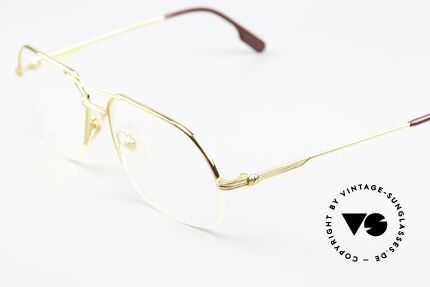 Cartier Orsay Halbrand Luxus Herrenbrille, flexibler Halbrahmen (Top-Qualität), Luxusbrille!, Passend für Herren