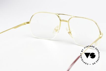Cartier Orsay Halbrand Luxus Herrenbrille, KEINE Retrobrillen-Mode; Original von ca. 1995!, Passend für Herren