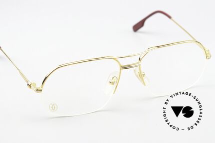 Cartier Orsay Halbrand Luxus Herrenbrille, ungetragenes Unikat mit orig. Cartier Verpackung, Passend für Herren