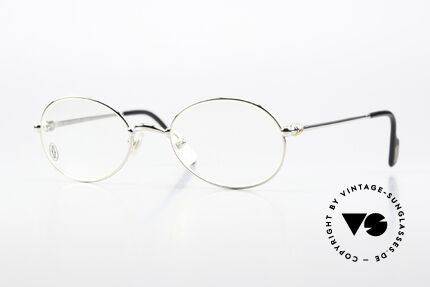 Cartier Saturne - S Ovale 90er Luxusbrille Unisex Details