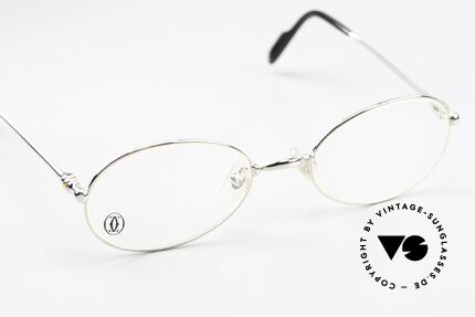 Cartier Saturne - S Ovale 90er Luxusbrille Unisex, ungetragene Rarität von 1997 + orig. Cartier Verpackung, Passend für Herren und Damen