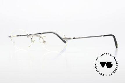 Cartier T-Eye Oval Titanium Brille Randlos, Cartier Katalog Referenz-Nummer ist T8100448, Passend für Herren und Damen