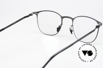 Mykita Ando Metallbrille Klassisch Schwarz, genial flexible Brillenfassung: eine Größe passt allen, Passend für Herren und Damen