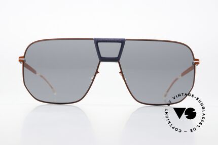 Mykita Mylon Cayenne Coral Red Navy Blue Dark, Color Code 446 = 'Coral Red Navy Blue Dark', Passend für Herren und Damen