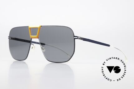 Mykita Mylon Cayenne Orange Navy Dark Blue Solid, 'made in Germany' Designer-Brille für Kenner, Passend für Herren und Damen