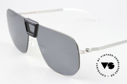 Mykita Mylon Cayenne Black Shiny Silver Flash, Brillenliebhaber wissen um das Mylon Konzept, Passend für Herren und Damen