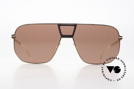 Mykita Mylon Cayenne Ebony Brown Champagne Gold, Farbcode 307: 'Ebony Brown Champagne Gold', Passend für Herren und Damen
