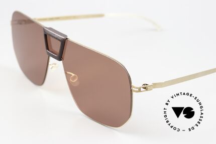 Mykita Mylon Cayenne Ebony Brown Champagne Gold, Brillenliebhaber wissen um das Mylon Konzept, Passend für Herren und Damen