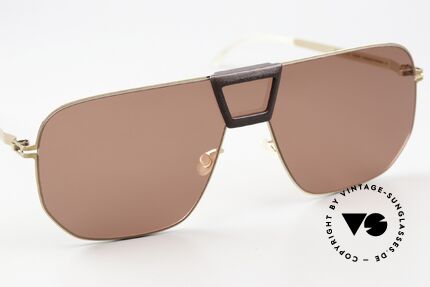 Mykita Mylon Cayenne Ebony Brown Champagne Gold, ungetragenes Modell mit original MYKITA Etui, Passend für Herren und Damen