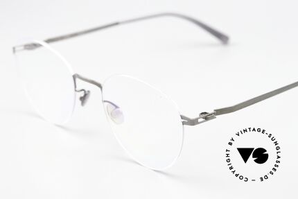 Mykita Eito Shiny Silver / Shiny Graphite, wohlbekannte Spitzenqualität; handmade in Germany, Passend für Herren und Damen
