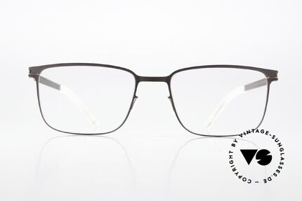 Mykita Bud Eckige Fassung In Mocca, eine L bis XL Brille der NO1 Collection; 2018 gefertigt, Passend für Herren und Damen
