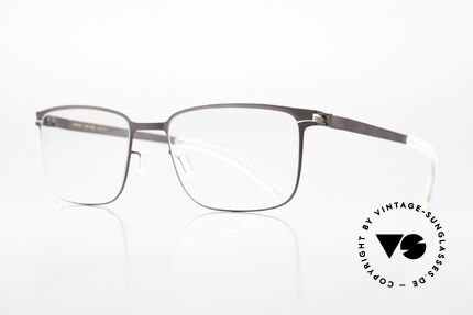 Mykita Bud Eckige Fassung In Mocca, color code 429 = "Mocca" (with clear DEMO lenses), Passend für Herren und Damen