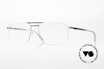 Mykita Hiro Silver / Super Blue Coloring Details