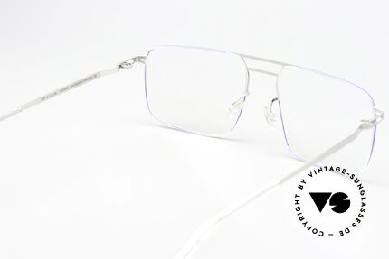 Mykita Hiro Silver / Super Blue Coloring, genial flexible Brillenfassung: eine Größe passt allen, Passend für Herren