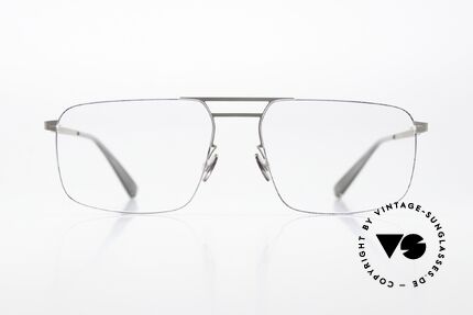 Mykita Hiro Gray / Black Clear Coloring, eckige Brille der LESSRIM-Kollektion von 2015-2019, Passend für Herren