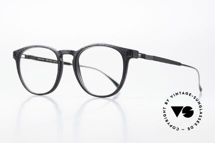 Mykita Mylon Guava Kleine Schwarze Pantobrille, 'made in Germany' Designer-Brille für Kenner, Passend für Herren und Damen