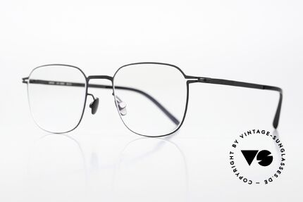 Mykita Herko Lite Collection Metallbrille, Farbe 002 "Black"; von 2013-14 in Berlin produziert, Passend für Herren und Damen