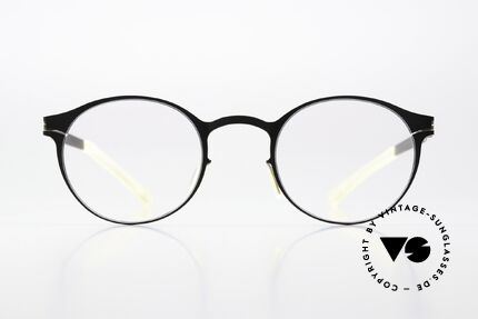 Mykita Isaac Pantobrille Black Gold Edges, Panto-Fassung der NO1 Collection (2017 gefertigt), Passend für Herren und Damen