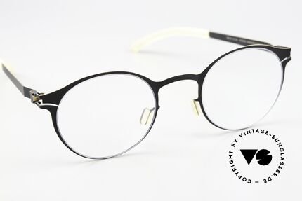 Mykita Isaac Pantobrille Black Gold Edges, ungetragenes Modell mit original Mykita Verpackung, Passend für Herren und Damen
