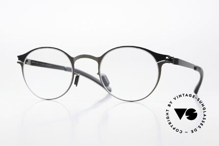 Mykita Isaac Pantobrille Shiny Graphite Details