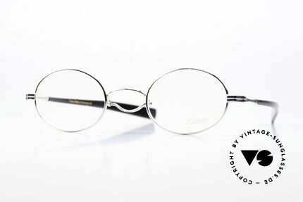 Lunor Swing A 33 Oval Asiatische Version Kleiner Steg, alte VINTAGE LUNOR Brille aus der Swing-"A"-Serie, Passend für Herren und Damen