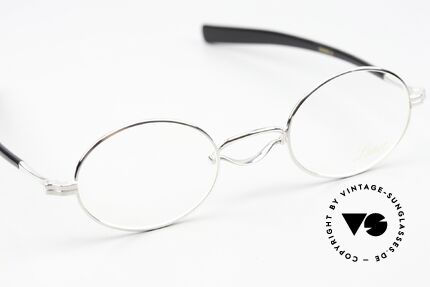 Lunor Swing A 33 Oval Asiatische Version Kleiner Steg, "A" = mit Acetat-Steckbügeln, medium Größe 44/25, 143, Passend für Herren und Damen