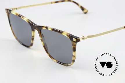 Mykita Jovva Cocoa Sprinkles / Glossy Gold, Azetat-Front mit charakteristischen Mykita-Bügeln!, Passend für Herren und Damen