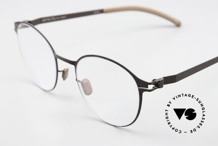 Mykita Joost Herren Pantobrille Dark Brown, wohlbekannte Spitzenqualität; handmade in Germany, Passend für Herren