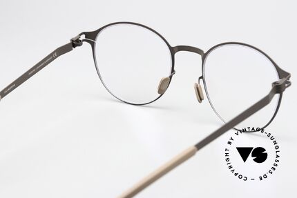 Mykita Joost Herren Pantobrille Dark Brown, die Fassung ist beliebig verglasbar (optisch / Sonne), Passend für Herren