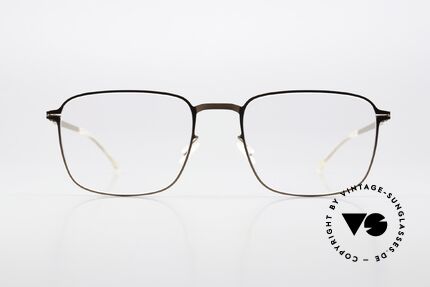 Mykita Iver Eckige Brille Shiny Copper, eckige Brille der LITE-Kollektion (Damen & Herren), Passend für Herren und Damen